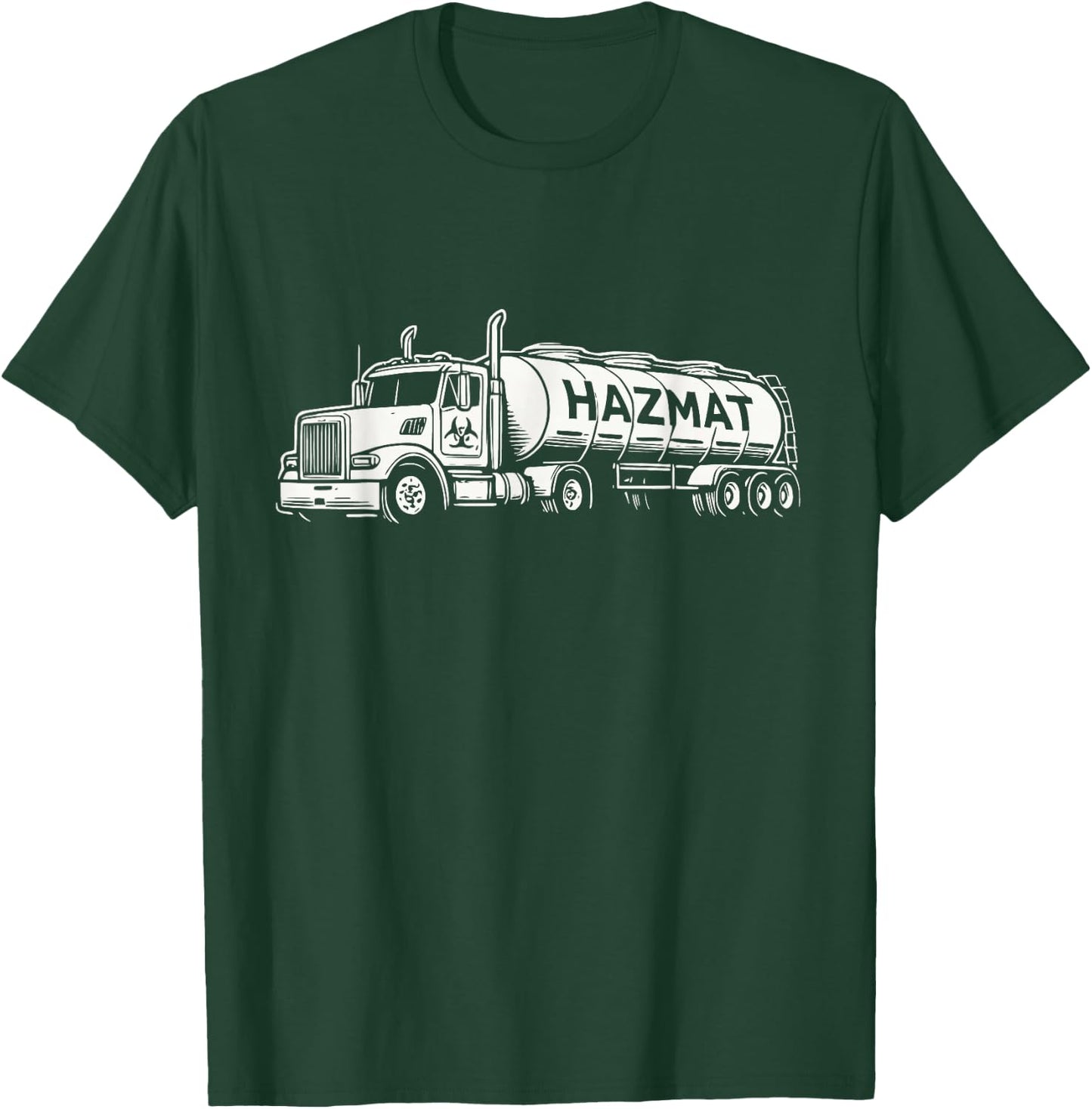 Hazmat Tanker Truck T-Shirt - T-Shirt | Forest