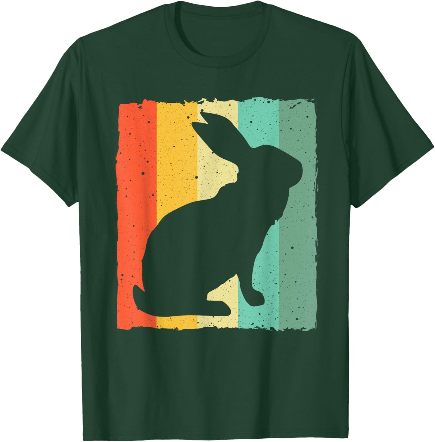 Funny Vintage Rabbit Designs For Kids Men Women Hare Pet T-Shirt - T-Shirt | Forest