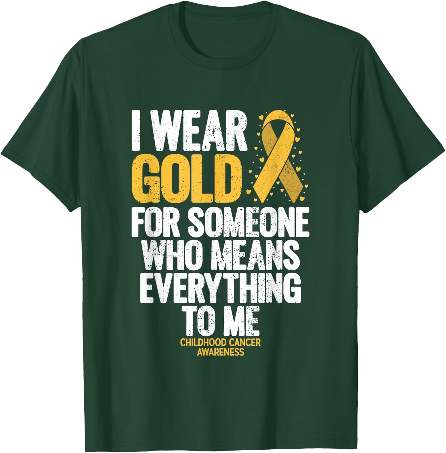 Childhood Cancer Shirt for Family Childhood Cancer Awareness T-Shirt - T-Shirt | Forest