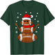 Christmas Football Snowman Kids Football Christmas Women Men T-Shirt - T-Shirt | Forest