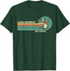 Vintage Retro Summer Fishing Oklahoma Murray Lake Men Women Kids T-Shirt - T-Shirt | Forest