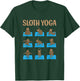 Sloth Yoga Cute Animal Baby Sloth Yoga Poses Zen Graphics T-Shirt - T-Shirt | Forest