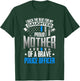 Back The Blue For My Daughter Proud Mother of Police Officer T-Shirt - T-Shirt | Forest