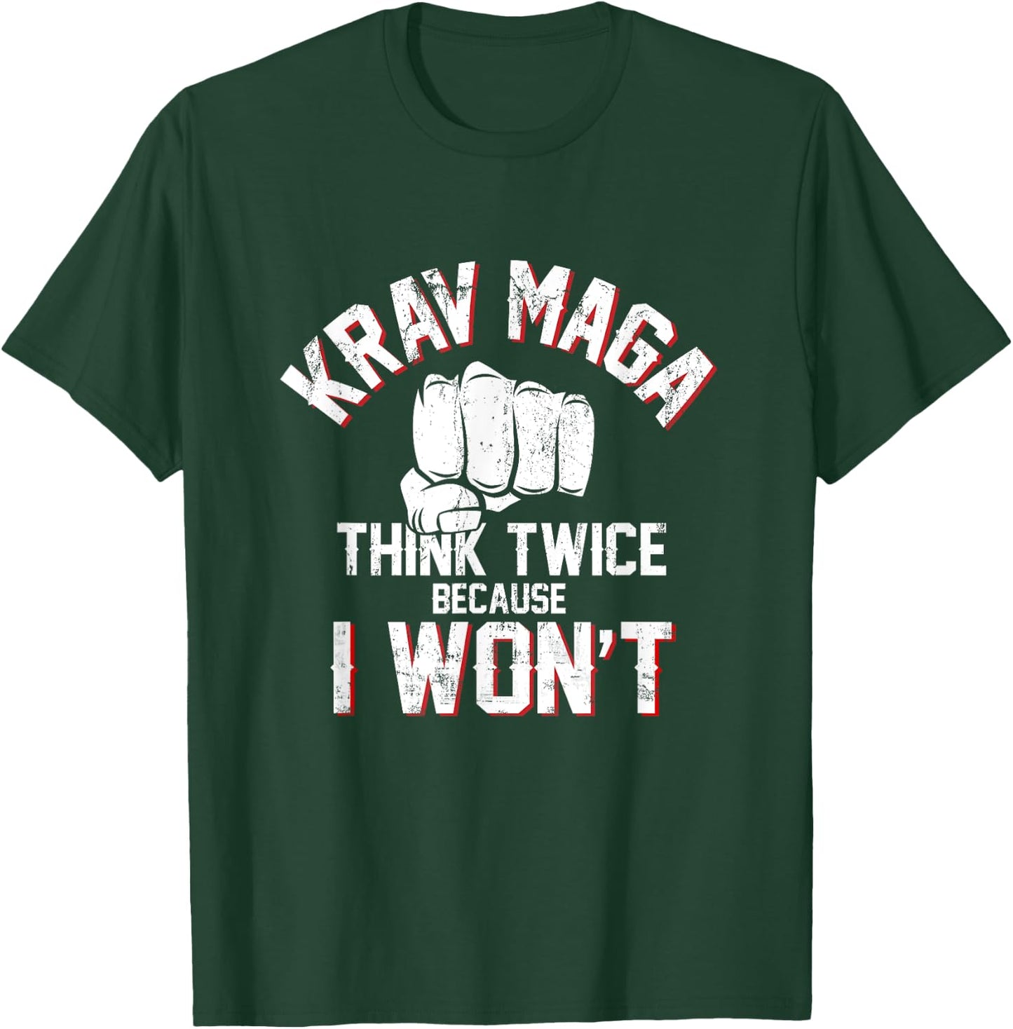 Funny Krav Maga Warrior - Combat and Self Defense Gifts T-Shirt - T-Shirt | Forest