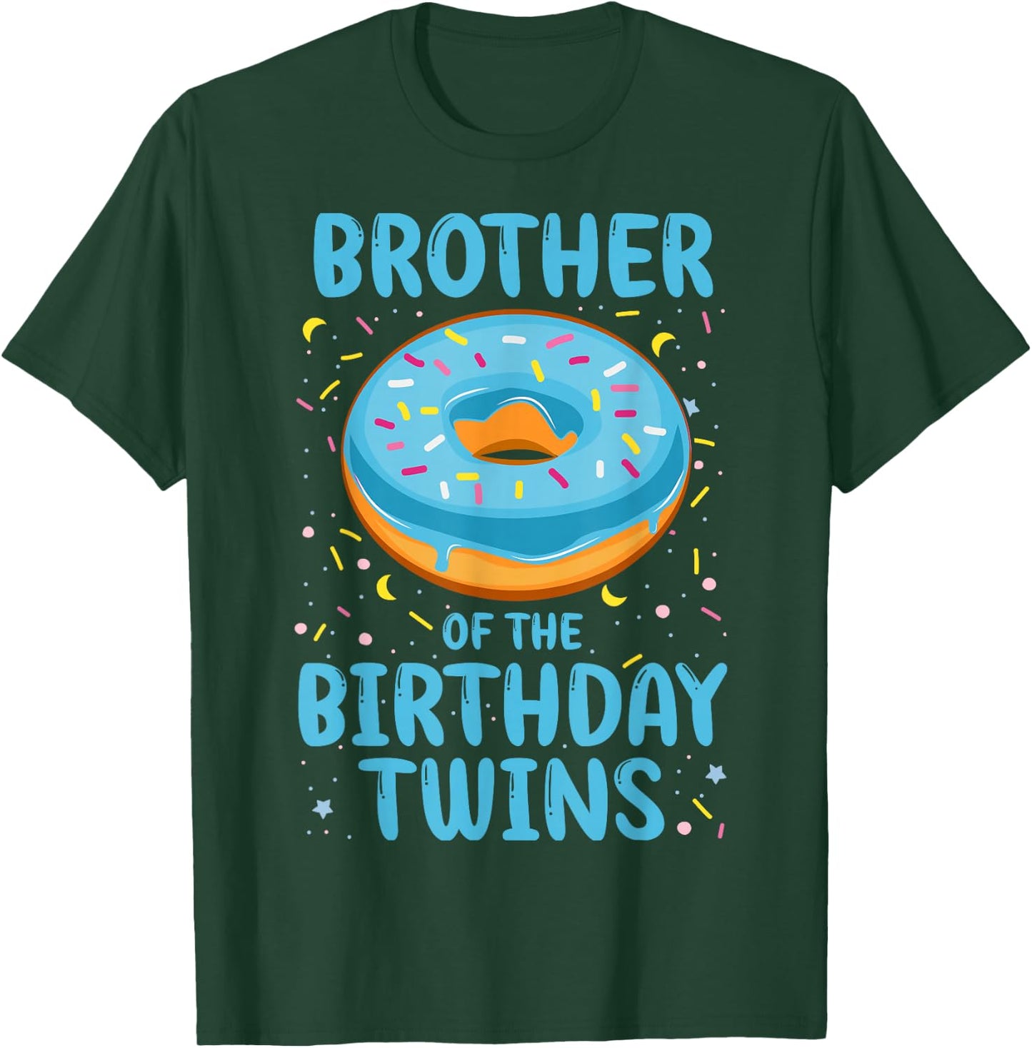 Brother of the Birthday Twins T-Shirt - T-Shirt | Forest