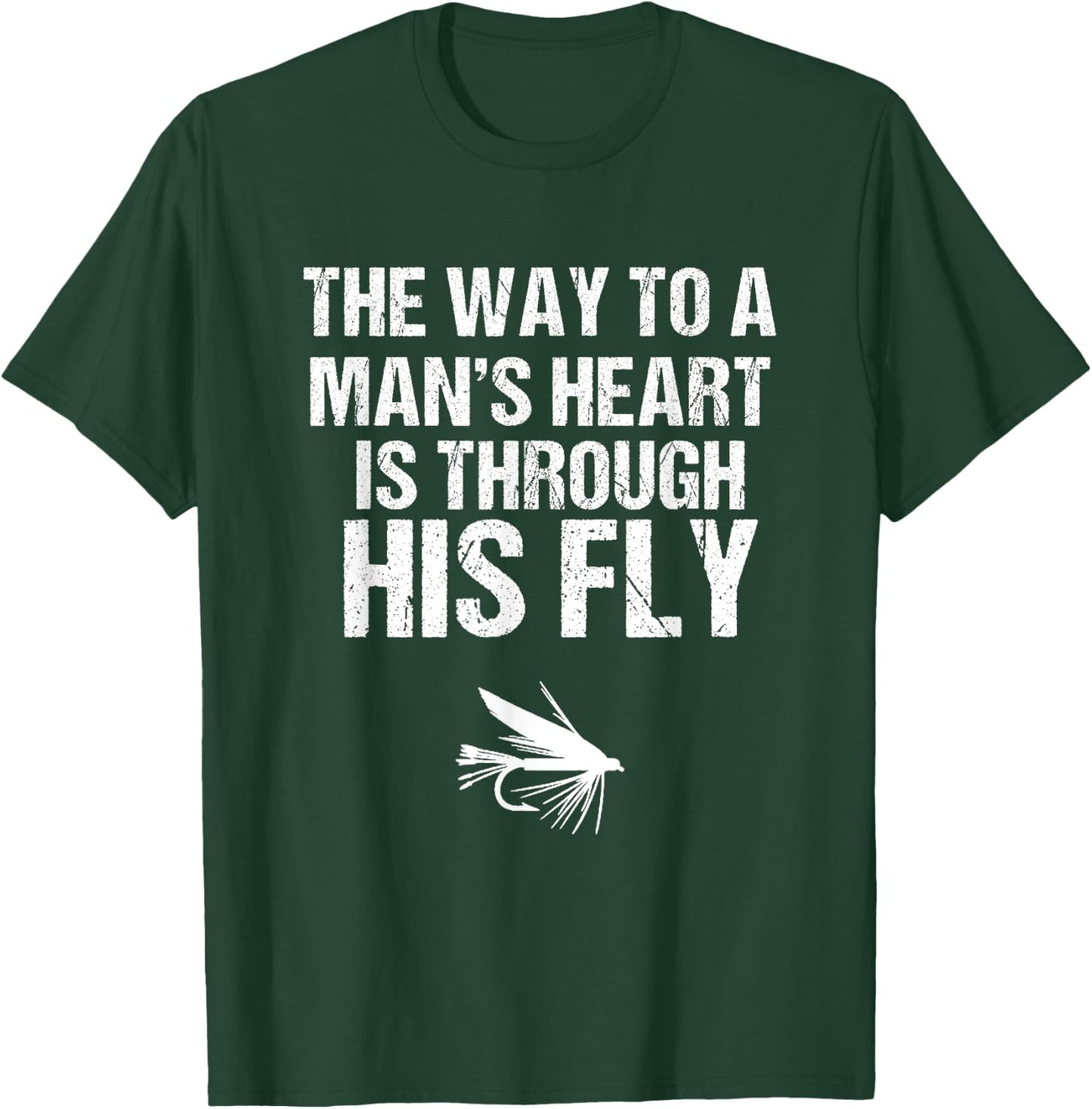 Funny Fly Fishing Gift | Funny Fly Fishing T-Shirt - T-Shirt | Forest