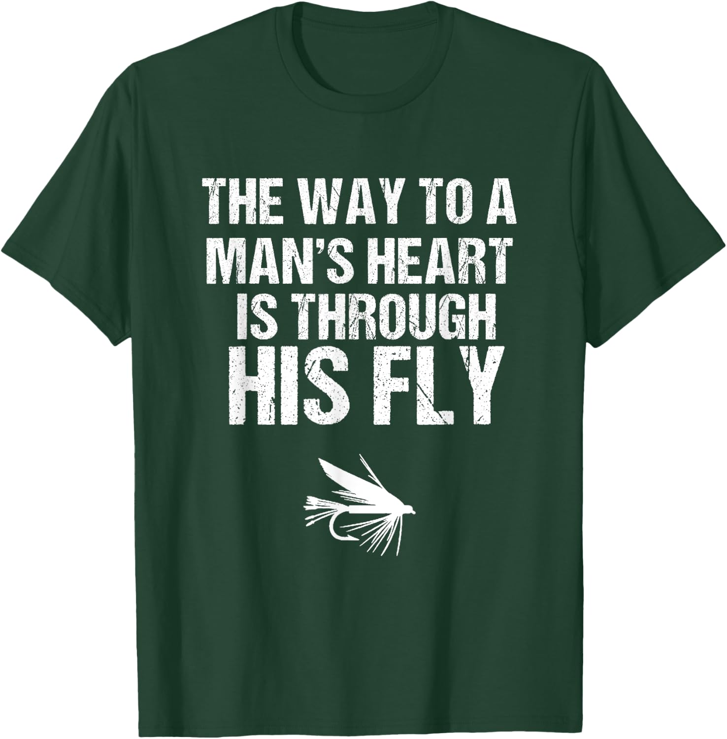 Funny Fly Fishing Gift | Funny Fly Fishing T-Shirt - T-Shirt | Forest
