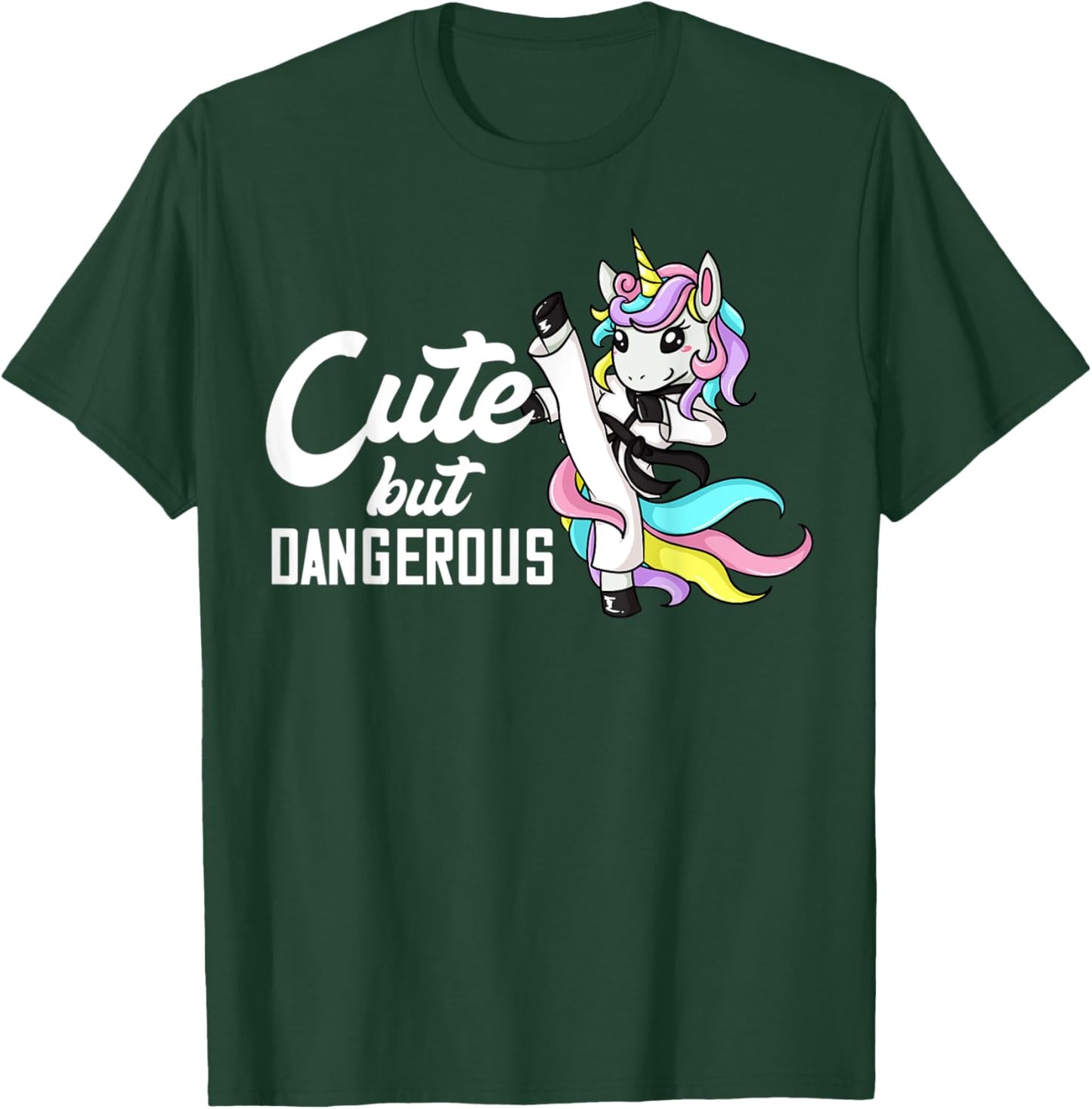 Cute But Dangerous Gift BJJ MMA Boxing T-Shirt - T-Shirt | Forest