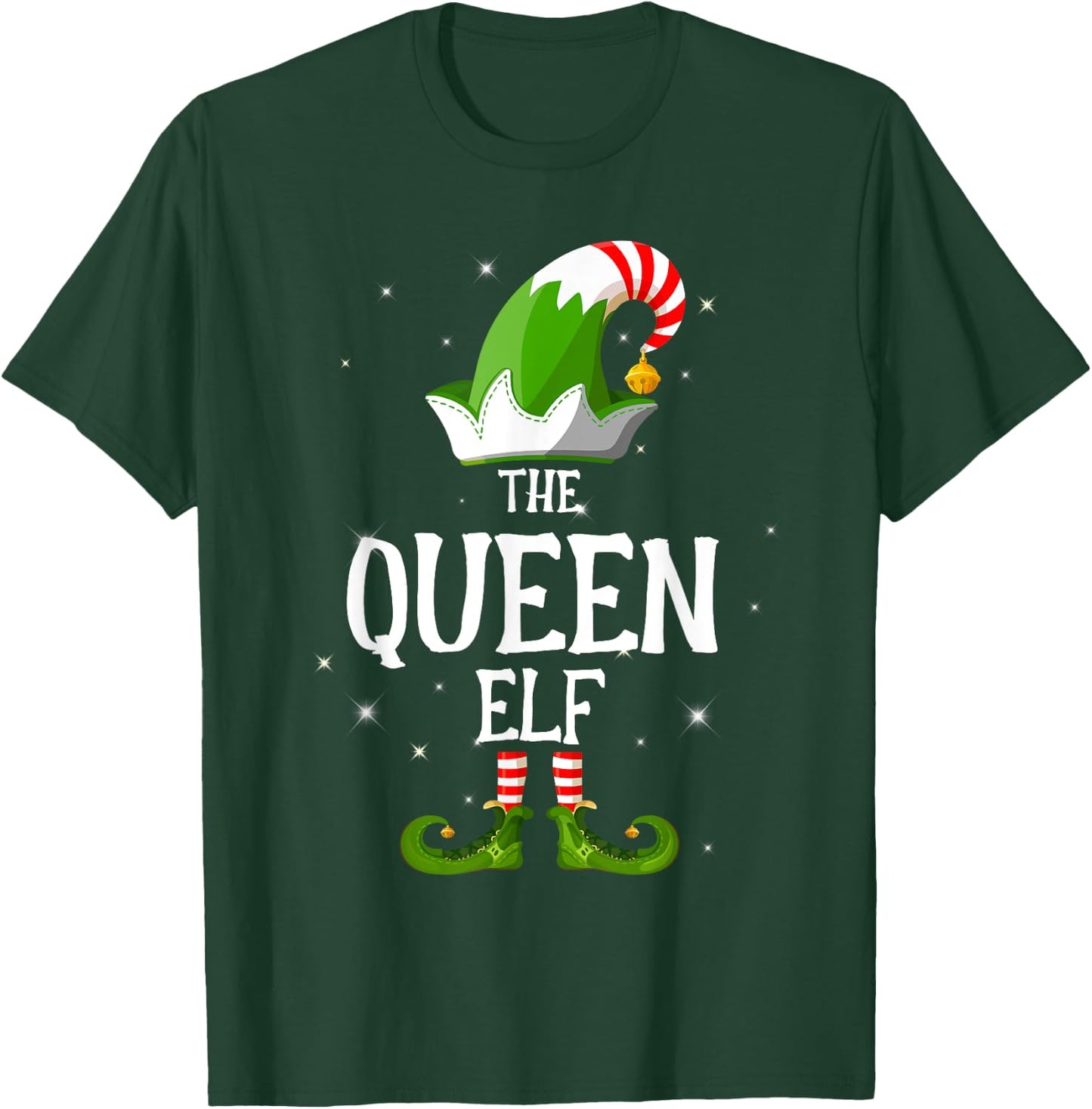 The Queen Elf Family Matching Group Christmas T-Shirt - T-Shirt | Forest