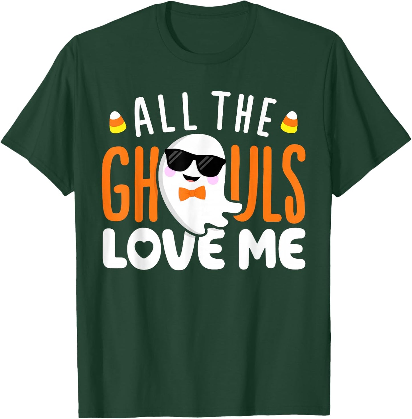 All The Ghouls Love Me Halloween Costume Toddler Boy Men T-Shirt - T-Shirt | Forest