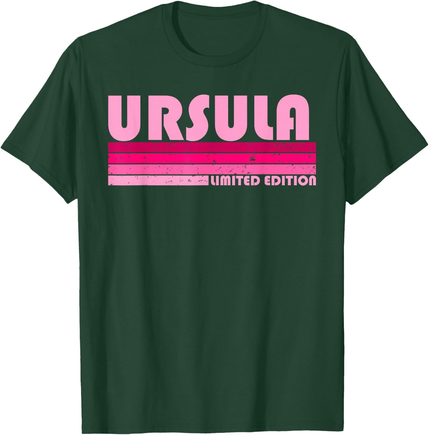 URSULA Name Personalized Retro Vintage 80s 90s Birthday T-Shirt - T-Shirt | Forest