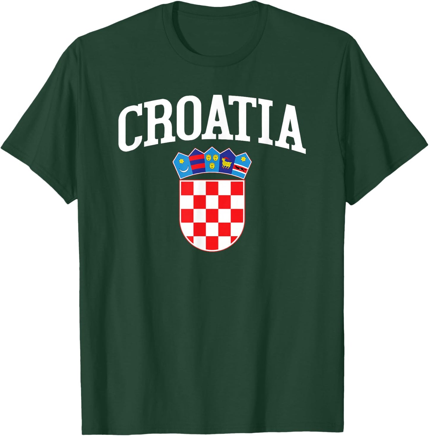 Hrvatska Croatian Croatia Flag Gift Croats T-Shirt - T-Shirt | Forest