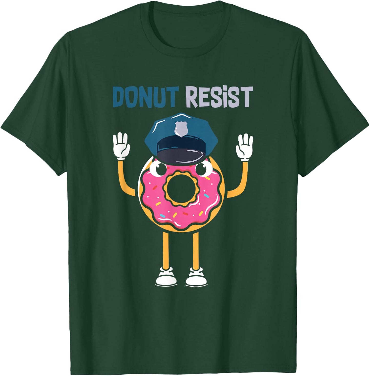 Donut Sprinkles Doughnut Fried Dough Sweet Snack Dessert T-Shirt - T-Shirt | Forest