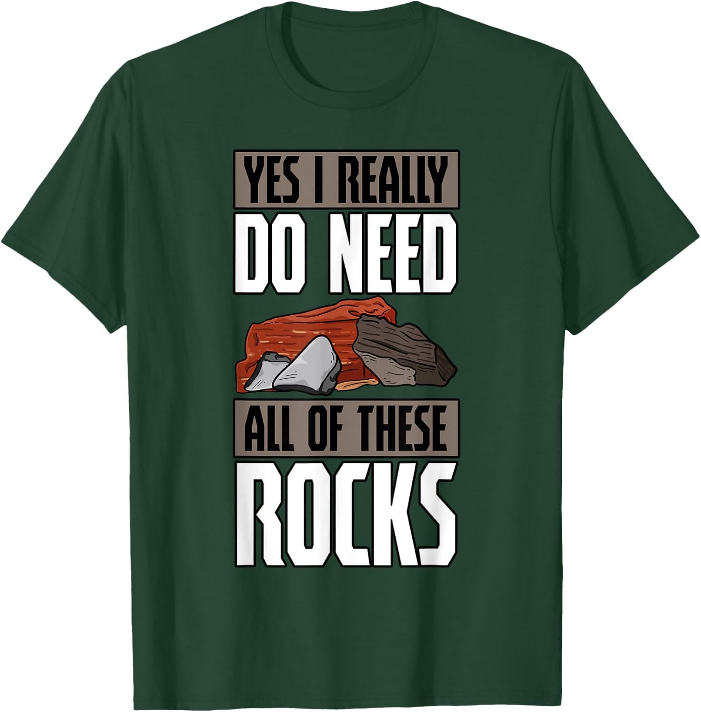 Geology Earth Scientists Geologists Mineral Collectors Rock Small T-Shirt - T-Shirt | Forest