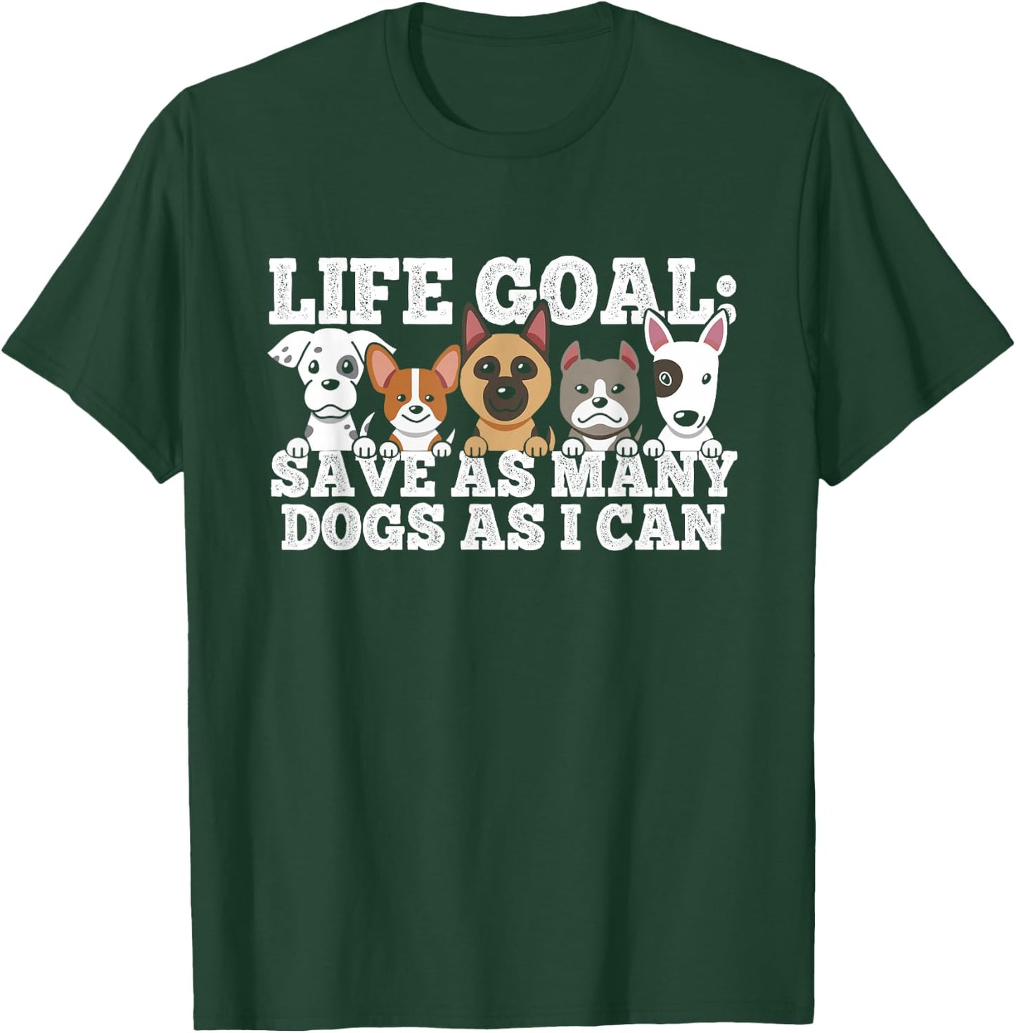 Animal Shelter Dog Rescue Dog Rescue Animal Protection - Dog Home T-Shirt - T-Shirt | Forest
