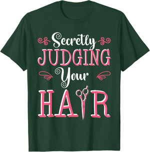 Hairdresser Hairstyle Hairstylist Haircutter Hairdressing T-Shirt - T-Shirt | Forest