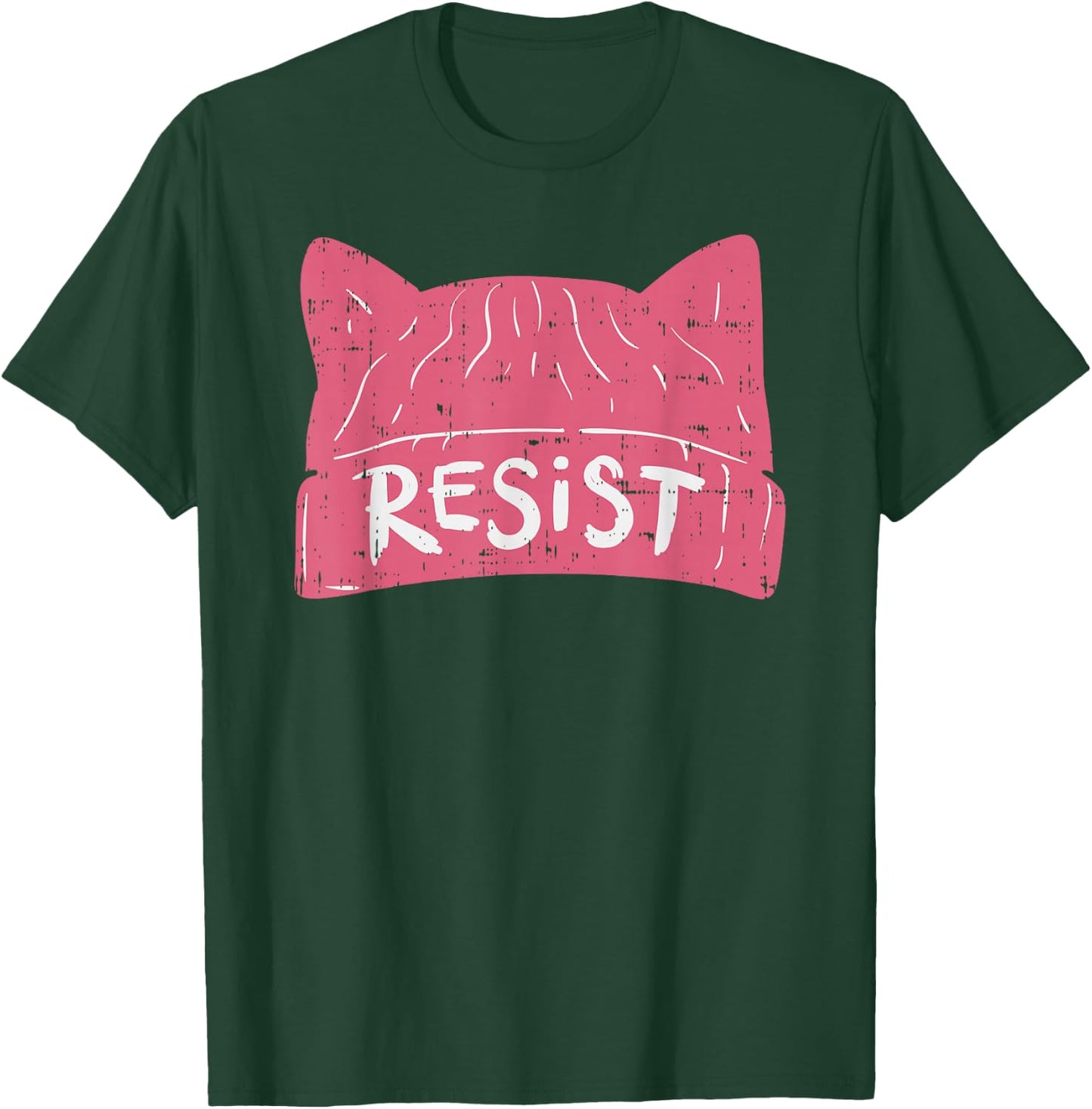 March Shirt Resist Pink Cat Hat January 19 2019 T-Shirt - T-Shirt | Forest