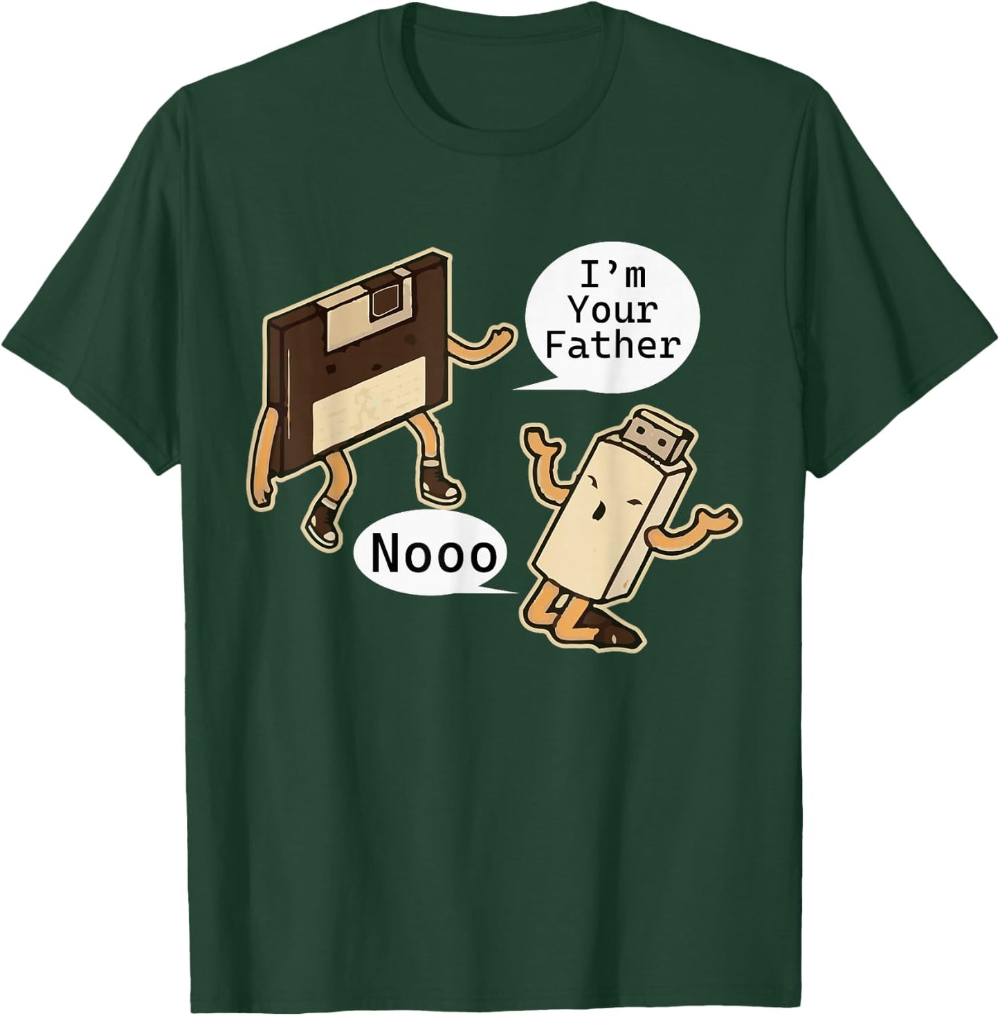 I'm Your Father Noooo Floppy Disk and USB Stick T-Shirt - T-Shirt | Forest