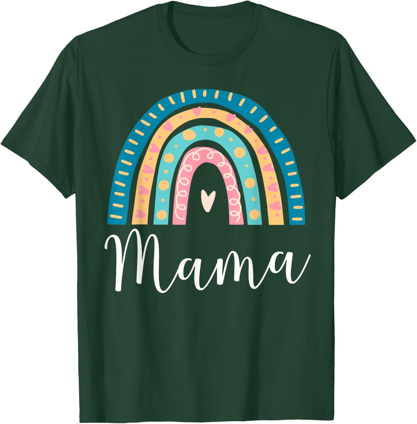 Mama Rainbow Gifts Mom Family Matching Birthday T-Shirt - T-Shirt | Forest