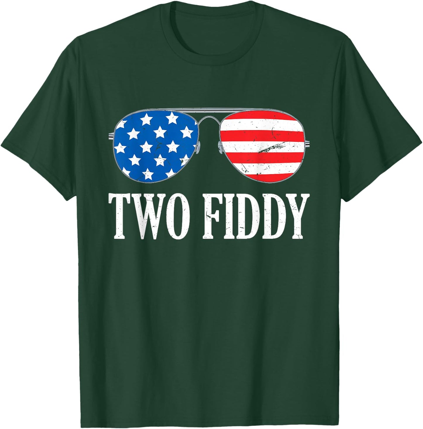Two Fiddy America 250 T-Shirt - T-Shirt | Forest
