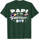 Papi Of The Birthday Astronaut Boy Space Theme T-Shirt - T-Shirt | Forest
