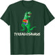 Reading Teacher Read Books Dinosaur Tyreadasaurus Women Girls Kids T-Shirt - T-Shirt | Forest