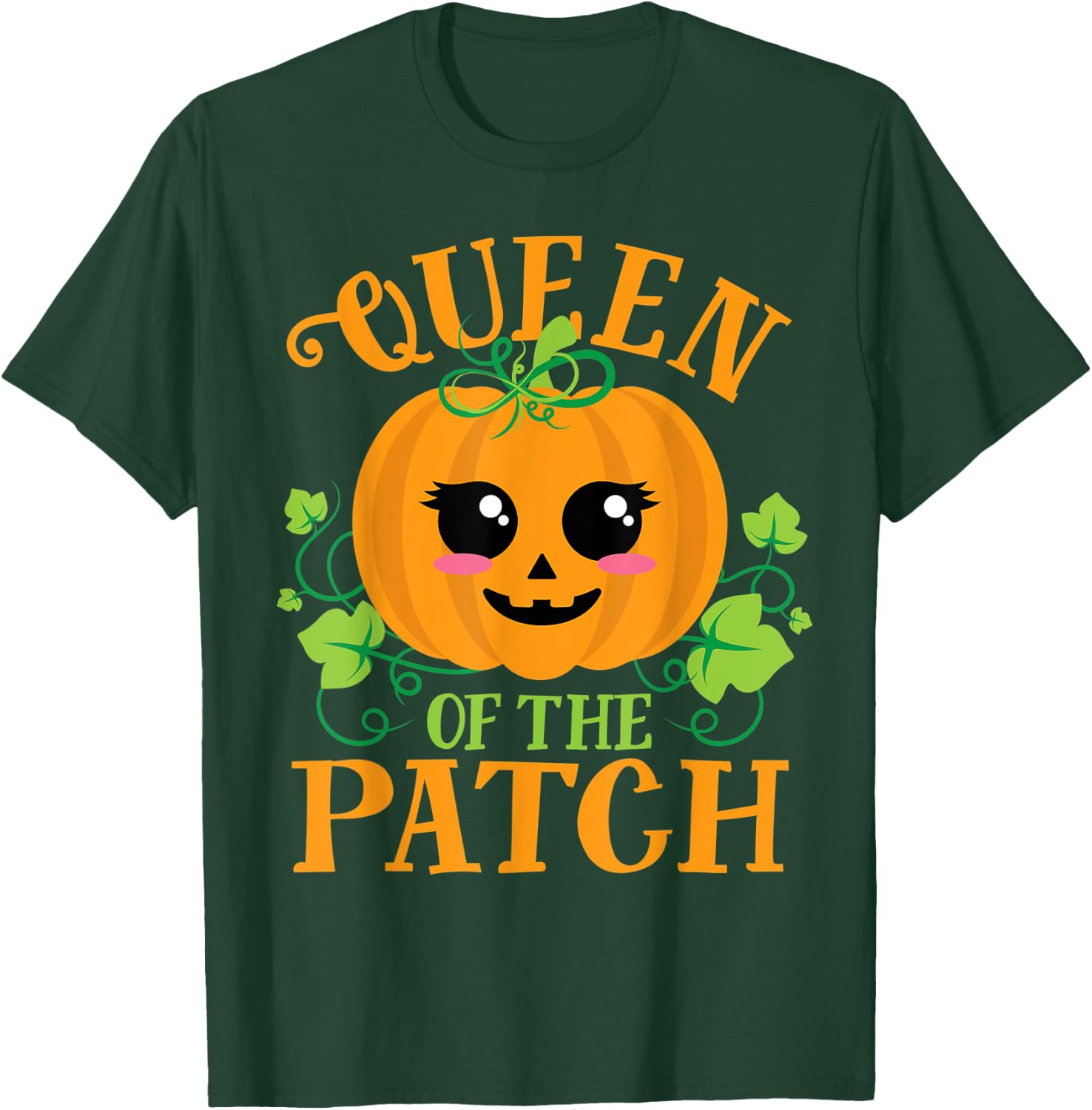 Queen Pumpkin of the Patch Matching Family Set Mom Halloween T-Shirt - T-Shirt | Forest