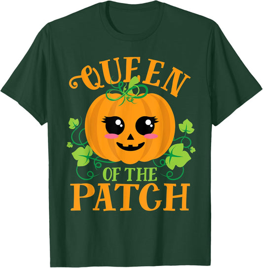 Queen Pumpkin of the Patch Matching Family Set Mom Halloween T-Shirt - T-Shirt | Forest