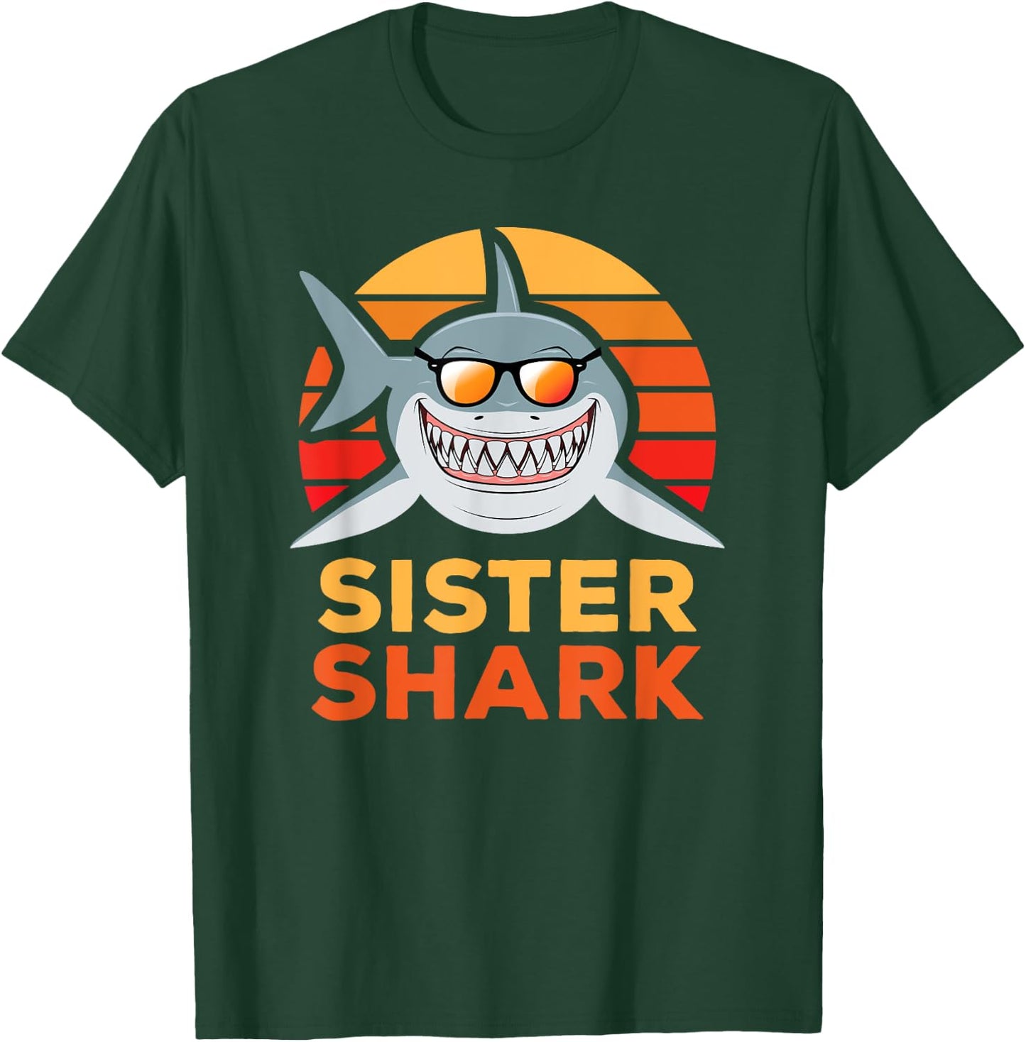 Sister Shark T-Shirt - T-Shirt | Forest