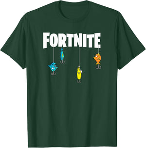 Fortnite Logo Lures White T-Shirt - T-Shirt | Forest