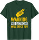 Warning Electrician Will Shock You - Funny Electrician Shirt T-Shirt - T-Shirt | Forest