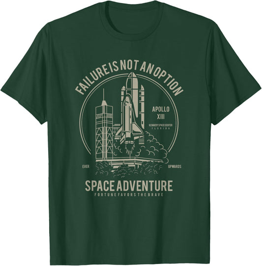 Space Adventure - Failure Is Not An Option Rocket T-Shirt - T-Shirt | Forest