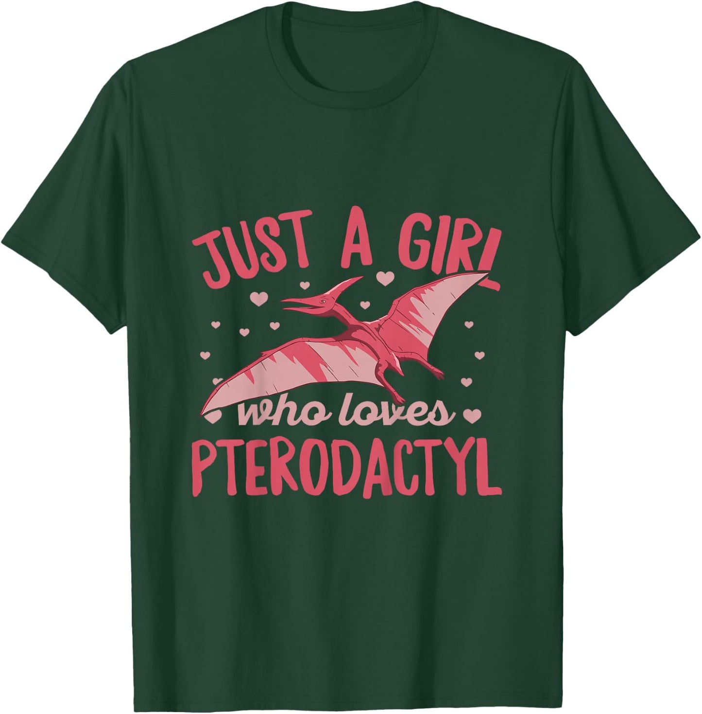 Bird Dinosaur Pterodactyl Design for a Pterodactyl Girl T-Shirt - T-Shirt | Forest