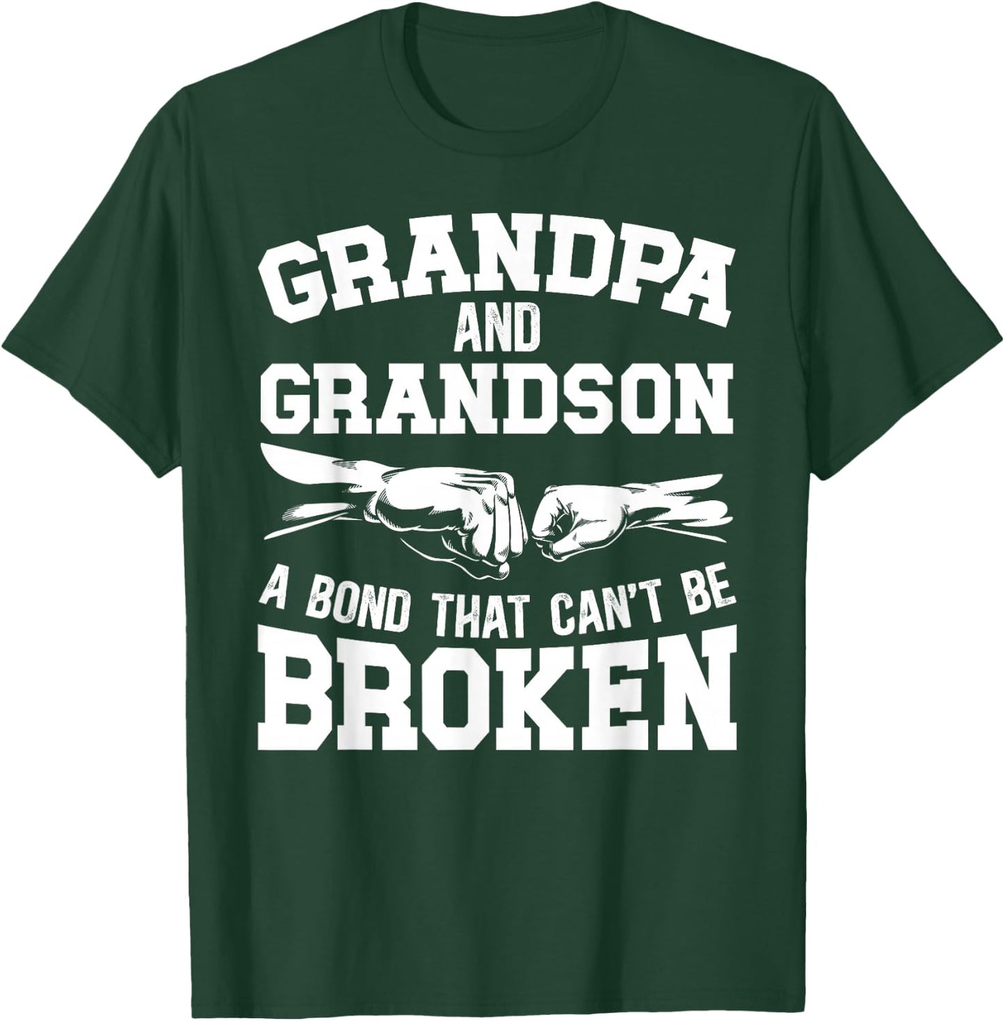 Grandpa and Grandson Bond from Grandpa to Grandson T-Shirt - T-Shirt | Forest