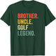 Funny Golfer Brother Uncle Golf Legend Golfing Vintage T-Shirt - T-Shirt | Forest