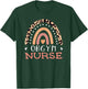 OBGYN Nurse Leopard Rainbow Gynecology Obstetrics Doctor T-Shirt - T-Shirt | Forest