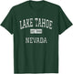 Lake Tahoe Nevada NV Vintage T-Shirt - T-Shirt | Forest