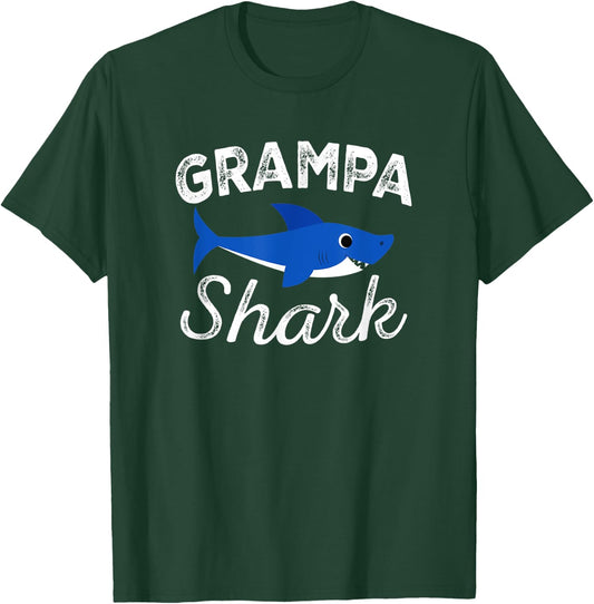 Grampa Shark T-Shirt - T-Shirt | Forest