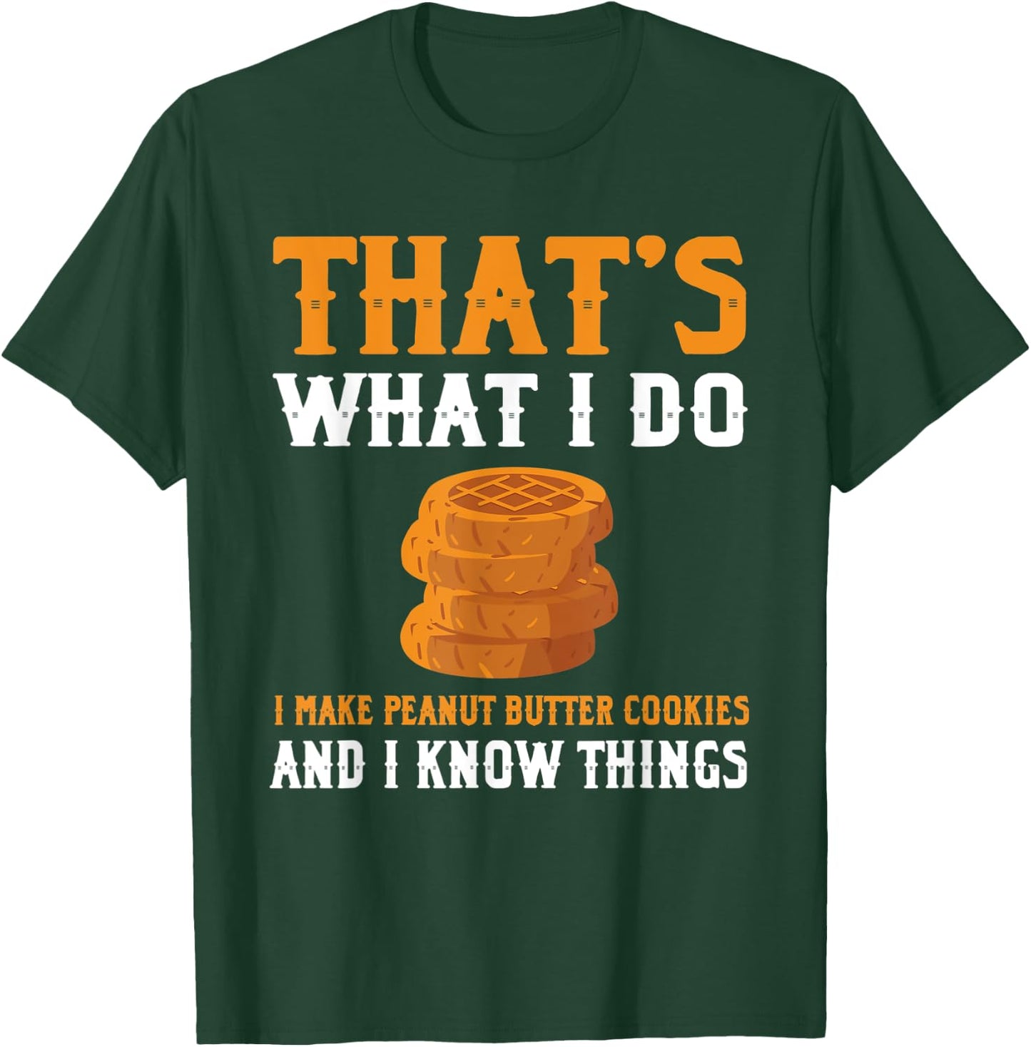 Cool Peanut Butter Cookies Apparel Christmas Cookie T-Shirt - T-Shirt | Forest