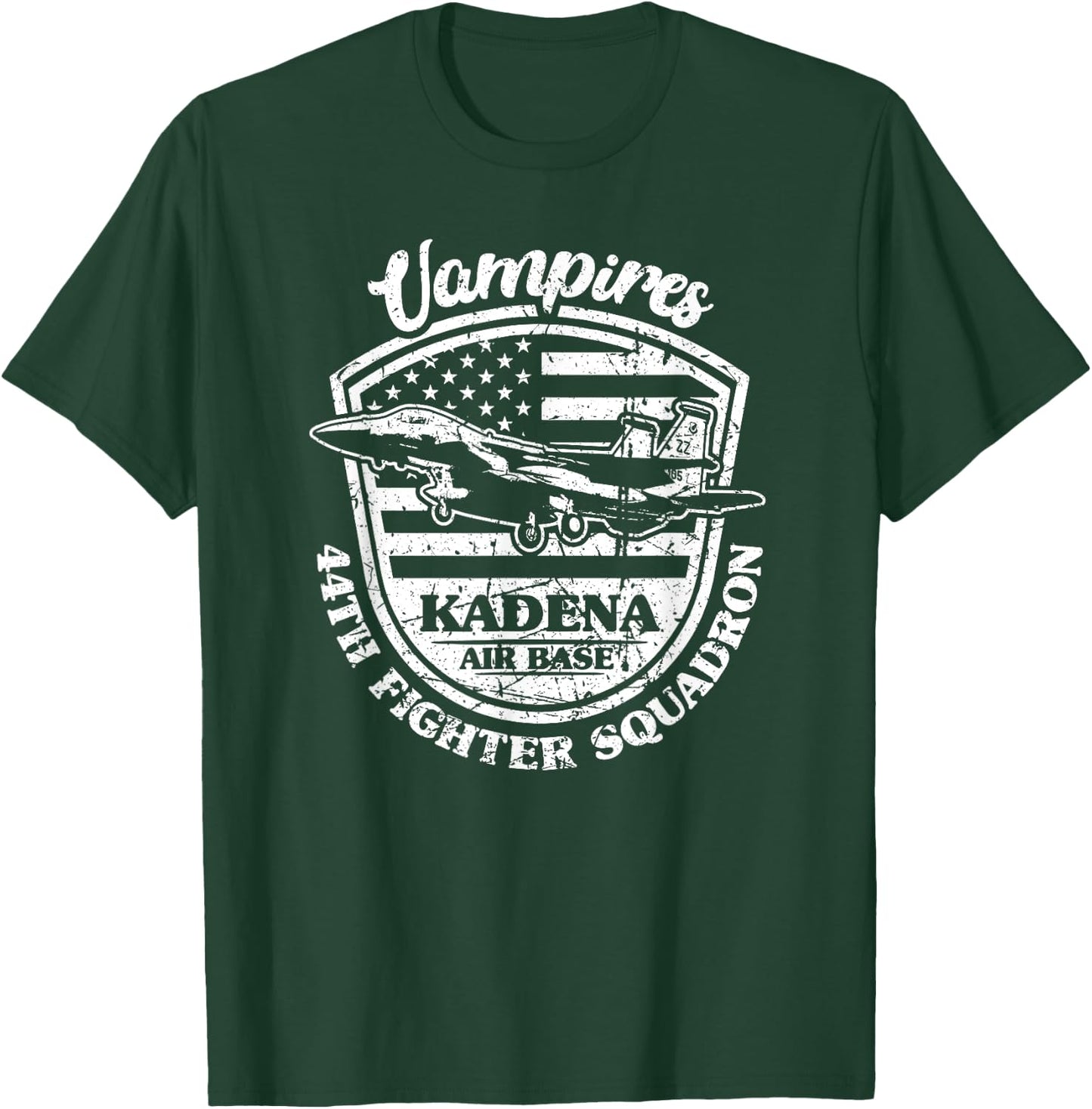44th Fighter Squadron Vampires Kadena Air Base Okinawa Japan T-Shirt - T-Shirt | Forest