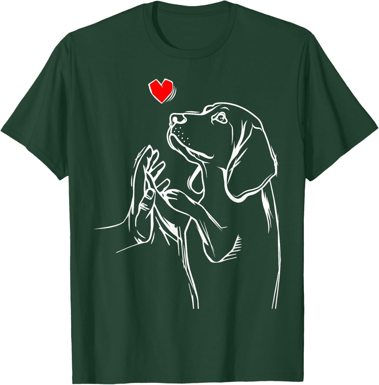 Beagle Love Dog Mom Girls T-Shirt - T-Shirt | Forest