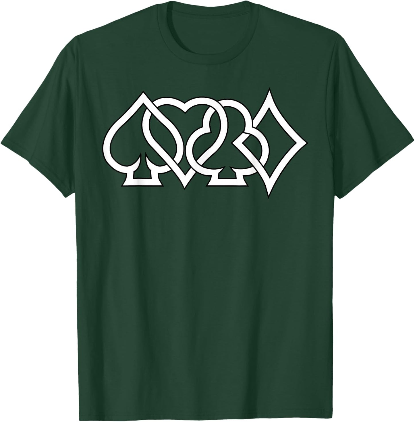 Poker Player - Texas Hold'em Poker Small T-Shirt - T-Shirt | Forest