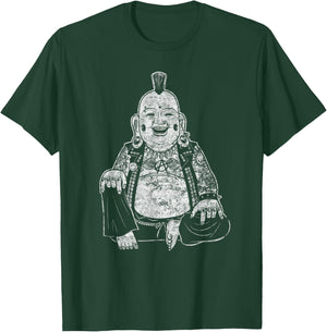 Funny sarcastic and Cool Punk Buddha Tattoos T-Shirt - T-Shirt | Forest