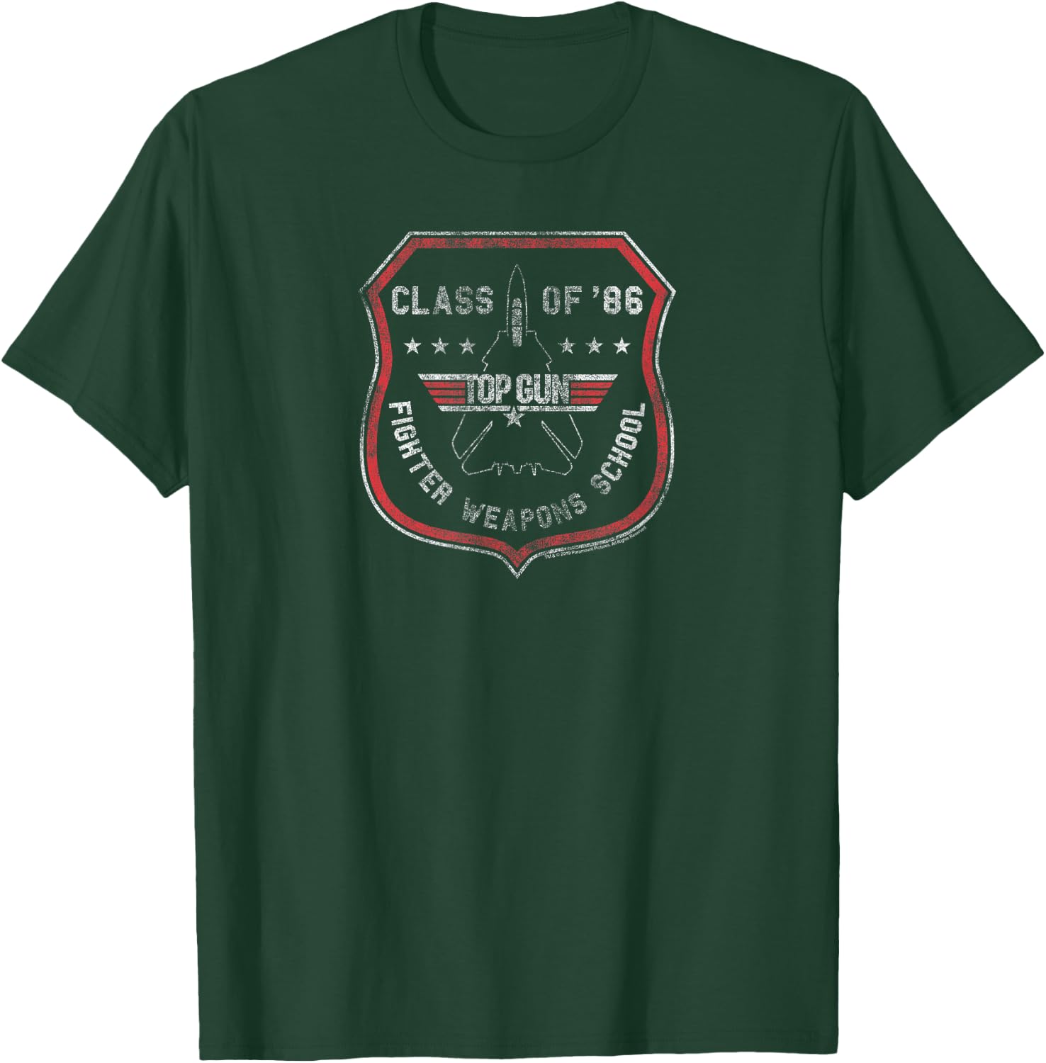 Top Gun Fighters Weapons School Class of 86 Action Movie T-Shirt - T-Shirt | Forest
