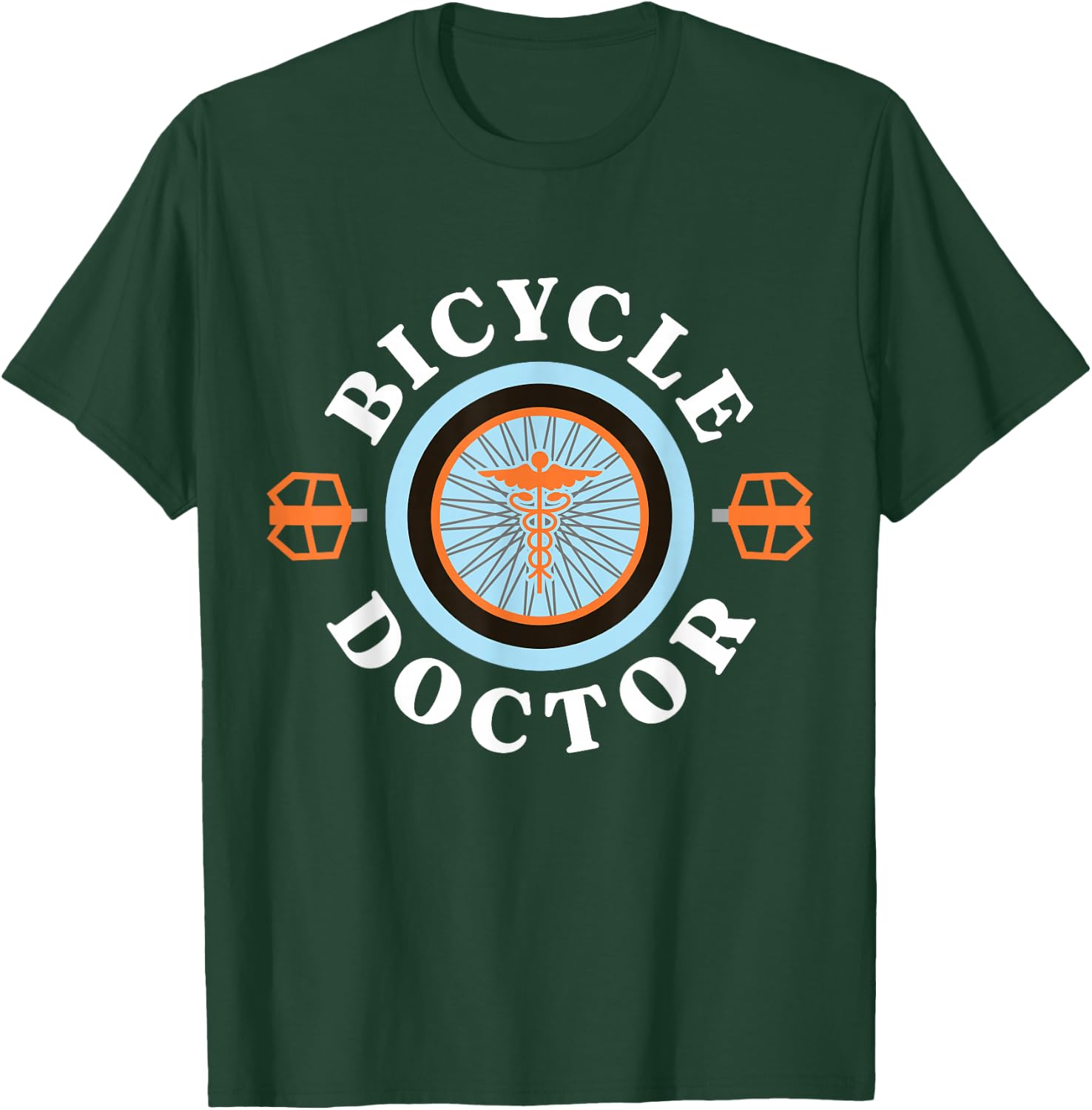 Bicycle Doctor Bike Mechanic Cycling Repair Fixing Bikes T-Shirt - T-Shirt | Forest