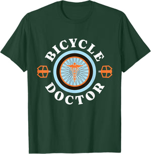 Bicycle Doctor Bike Mechanic Cycling Repair Fixing Bikes T-Shirt - T-Shirt | Forest