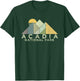 Retro Acadia National Park Distressed Hiking T-Shirt - T-Shirt | Forest