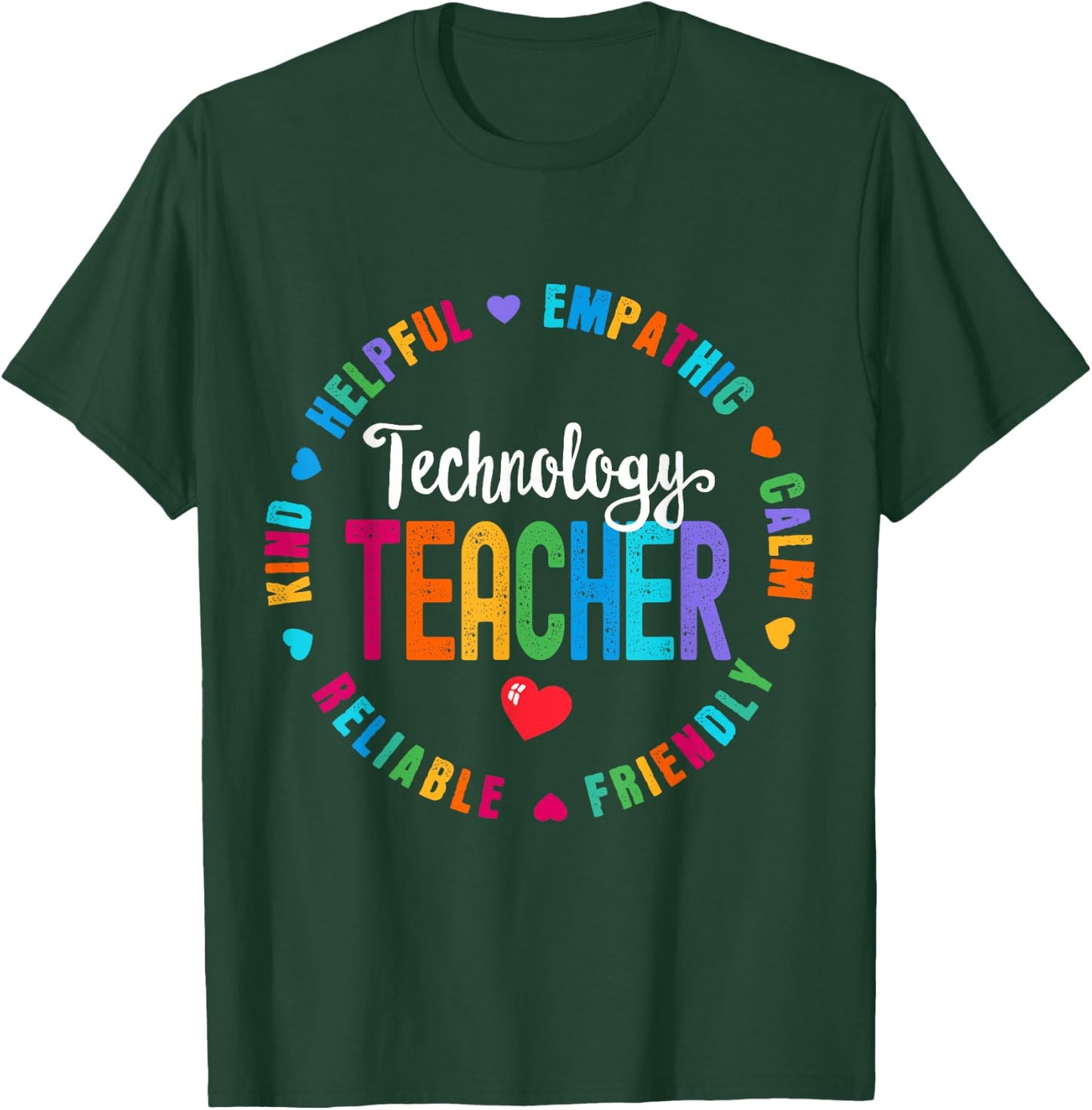 Technology Teacher Tech Computer Teacher STEM STEAM Women Girls Kids T-Shirt - T-Shirt | Forest