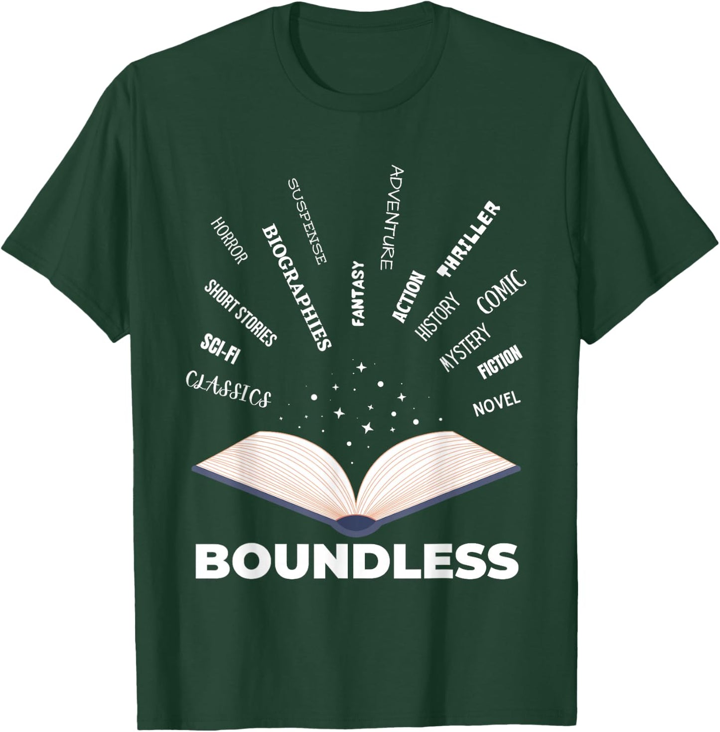 ELA Teacher Literary Genre English Language Arts Teacher T-Shirt - T-Shirt | Forest