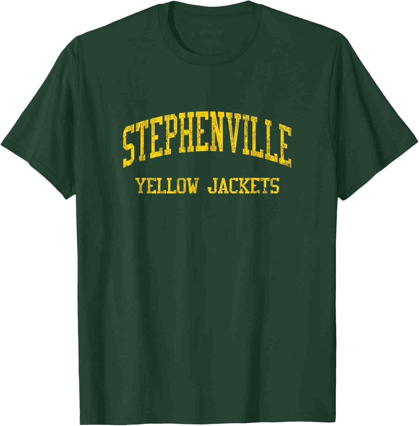 Stephenville High School HS Stephenville TX Vintage Sports T-Shirt - T-Shirt | Forest